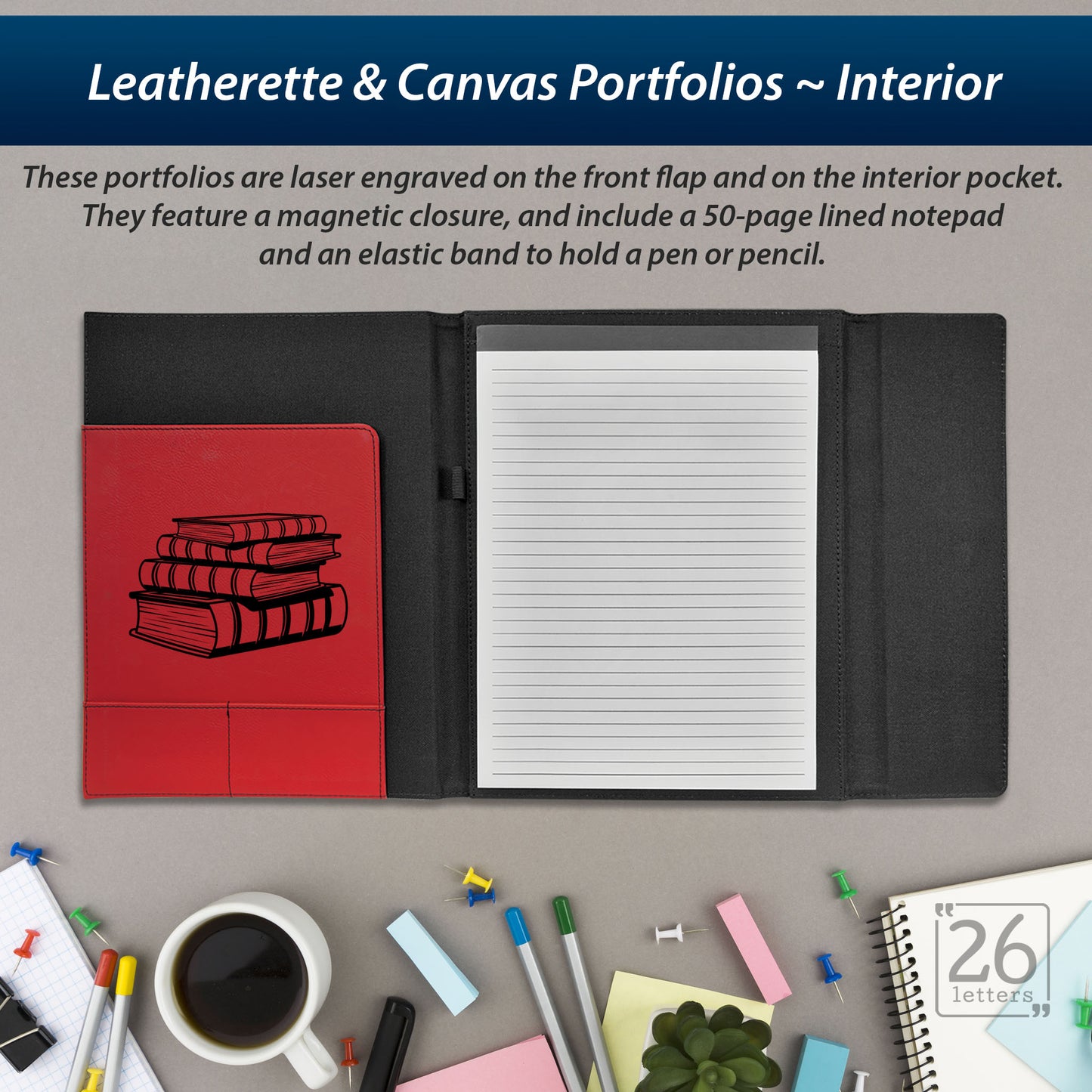 Thousand Lives - Leatherette and Canvas Portfolios