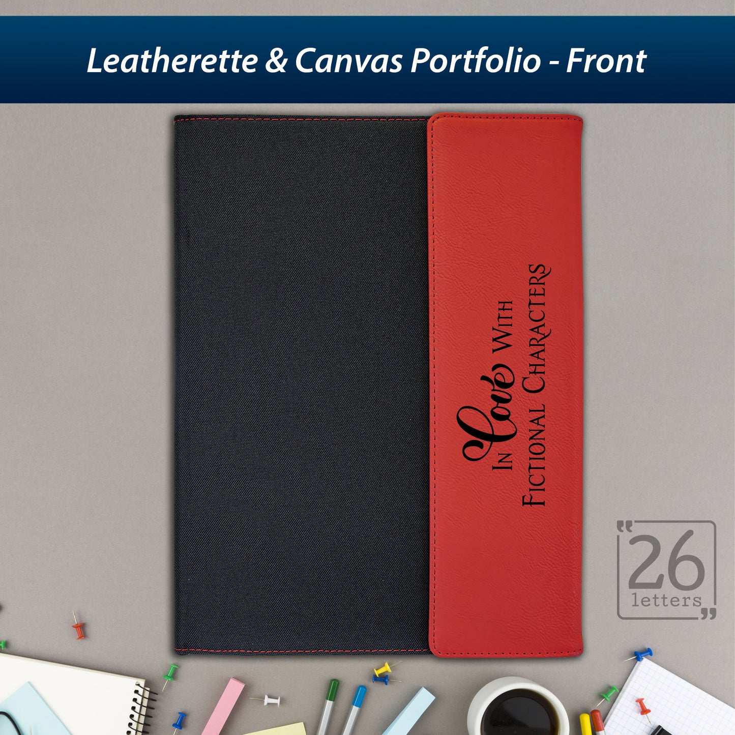 Fictional Characters - Leatherette and Canvas Portfolios