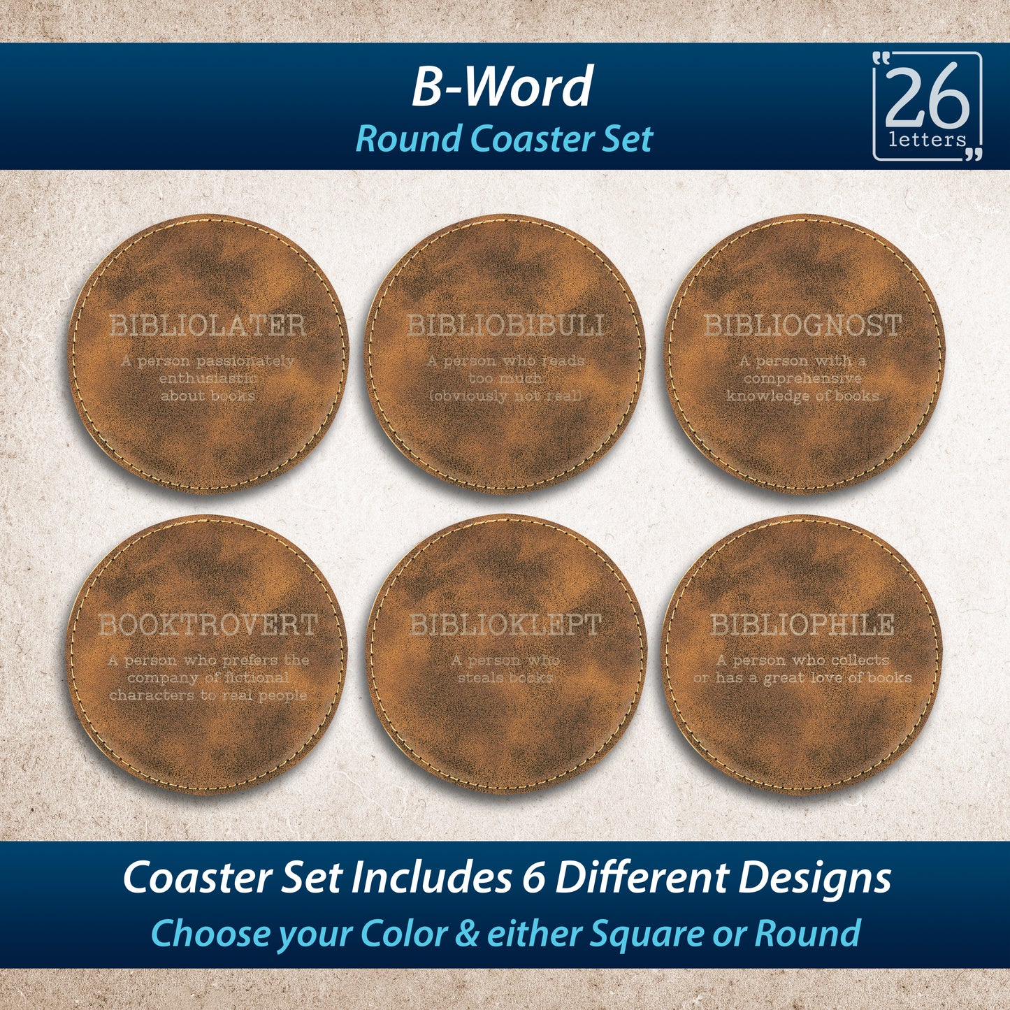 B-word Name Calling ~ Coaster Set