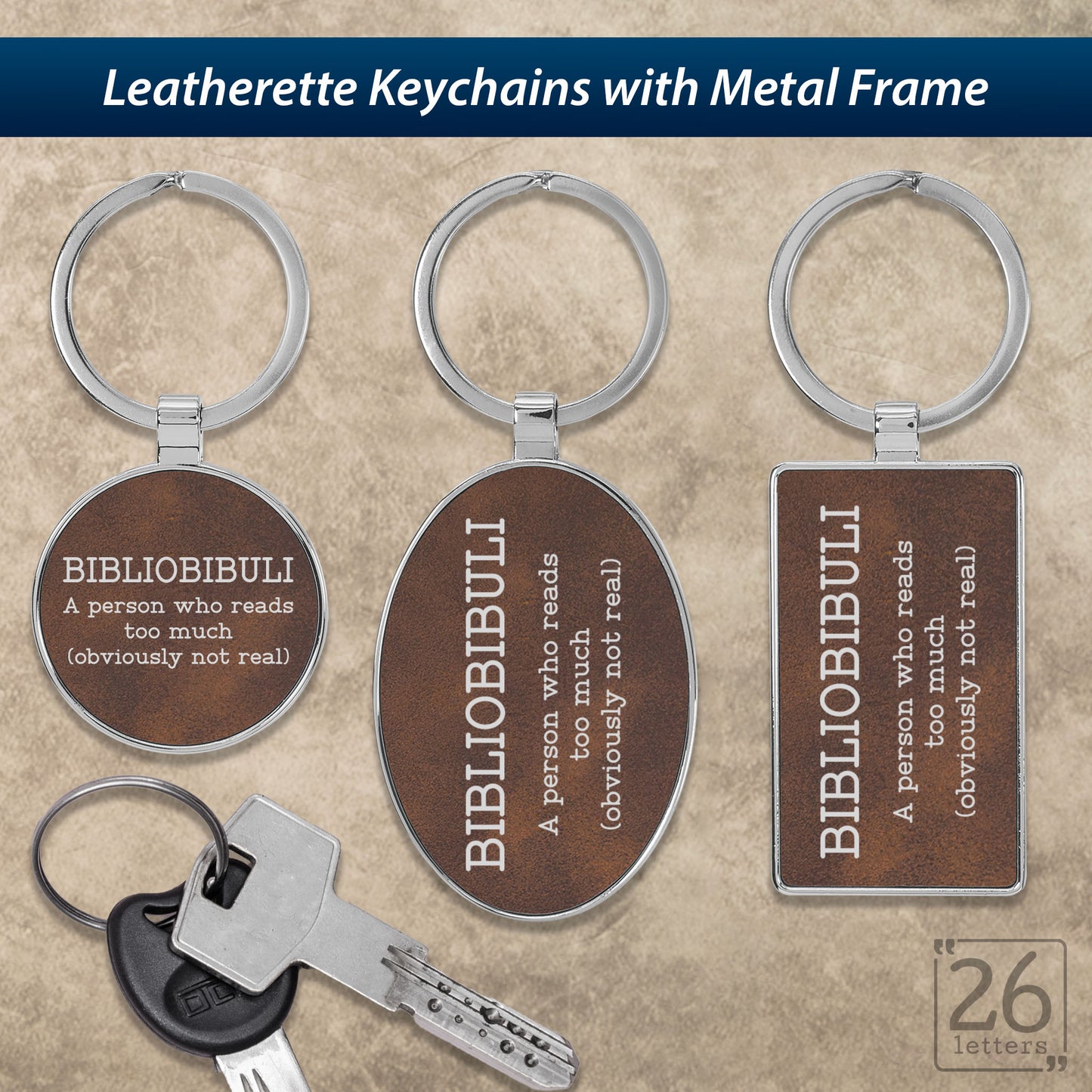 Bibliobibuli - Keychains