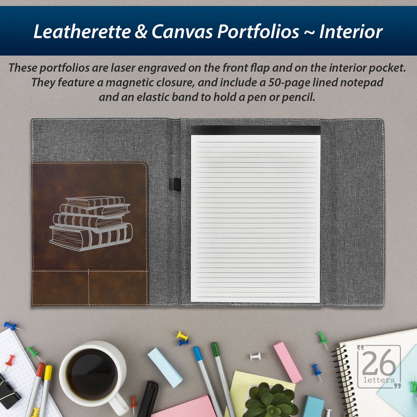 Thousand Lives - Leatherette and Canvas Portfolios