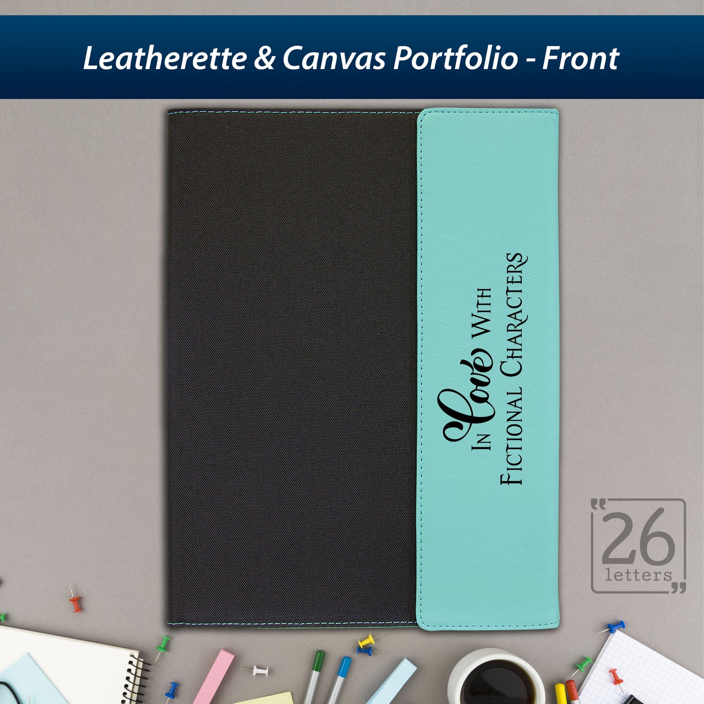 Fictional Characters - Leatherette and Canvas Portfolios