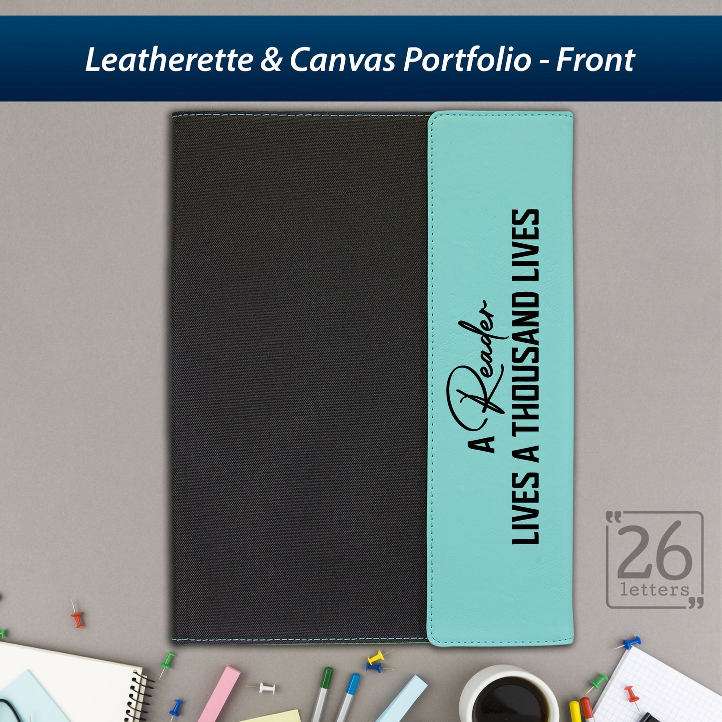 Thousand Lives - Leatherette and Canvas Portfolios