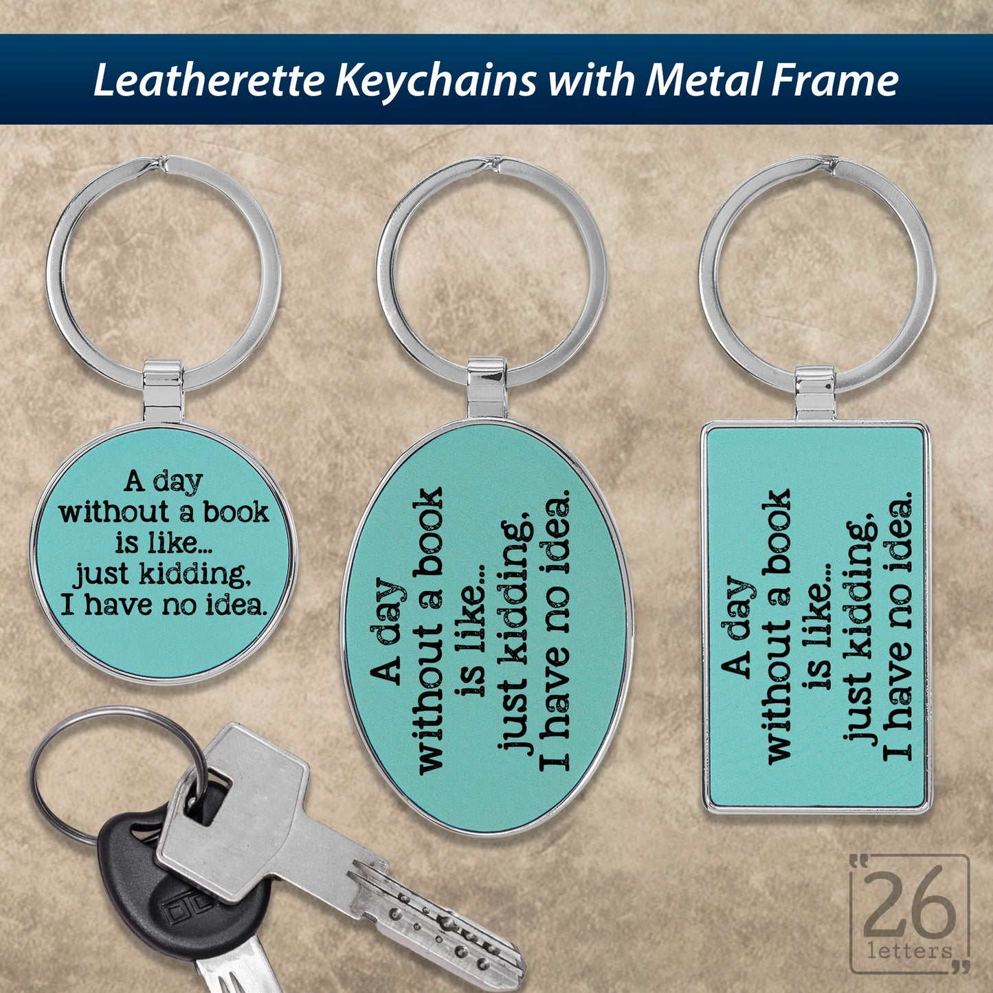 A Day Without A Book - Keychains