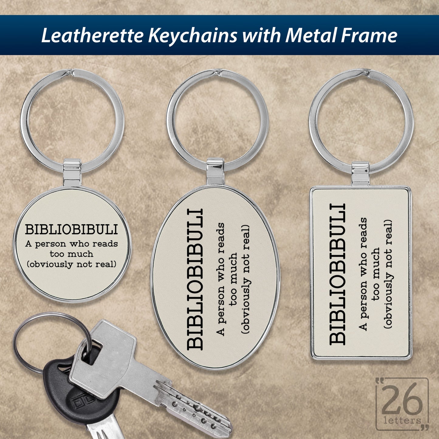 Bibliobibuli - Keychains