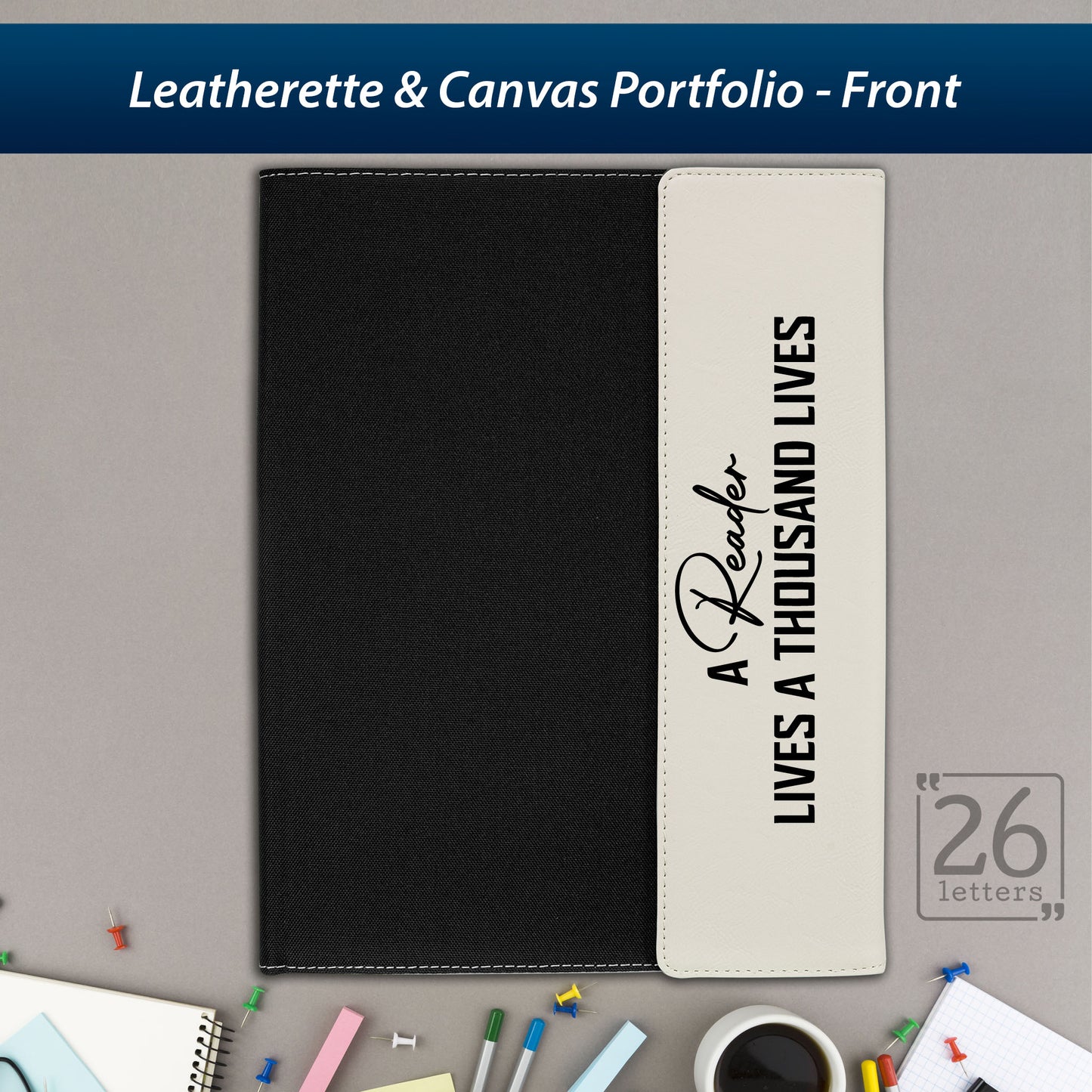 Thousand Lives - Leatherette and Canvas Portfolios