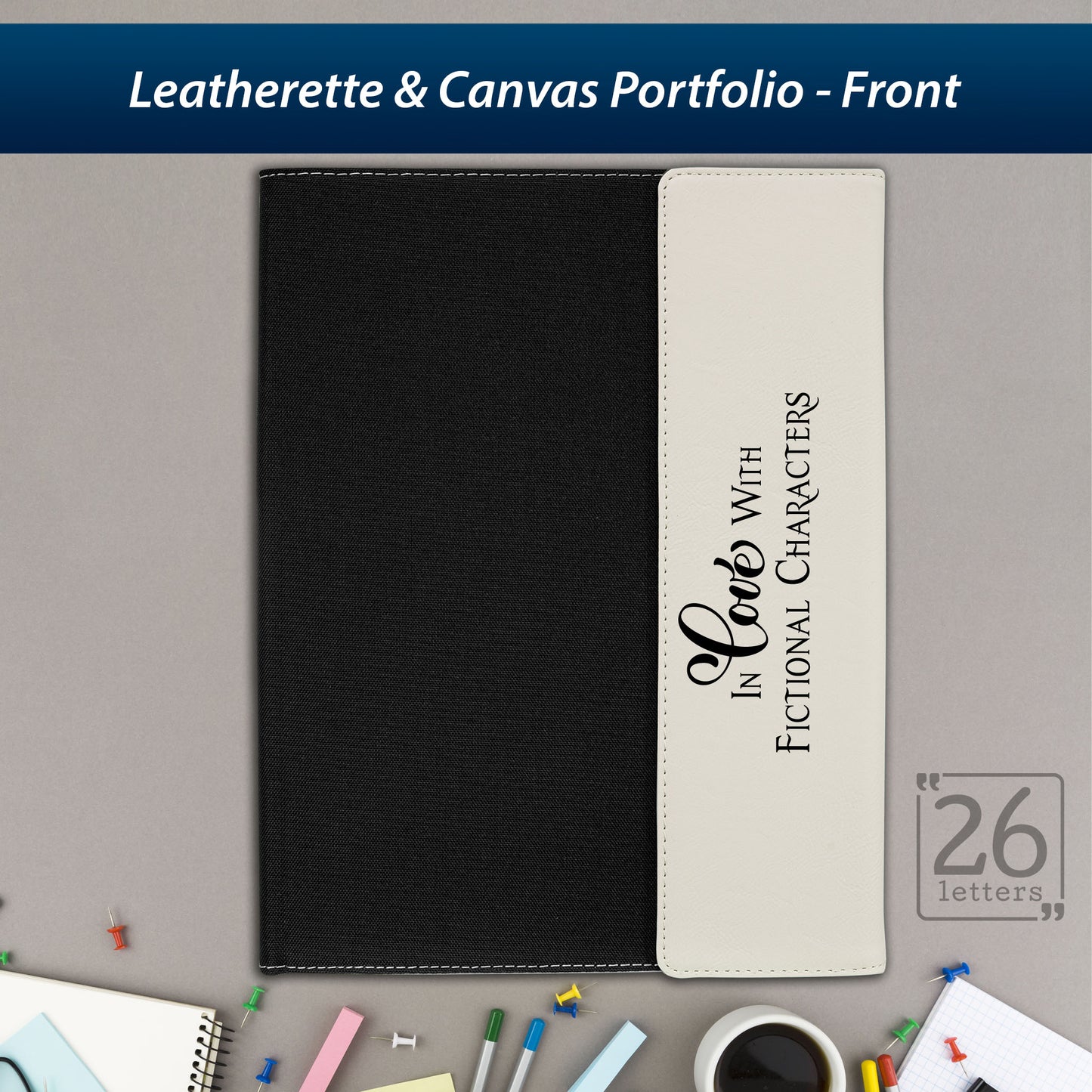 Fictional Characters - Leatherette and Canvas Portfolios
