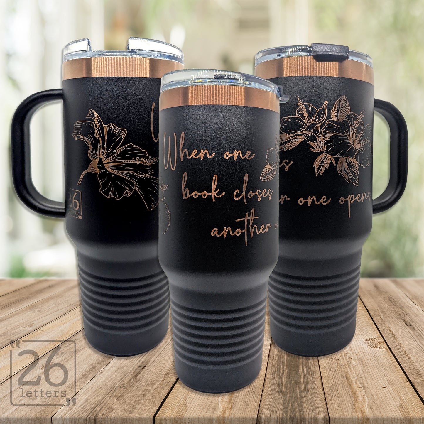 40 oz Travel Mugs - Rose Gold