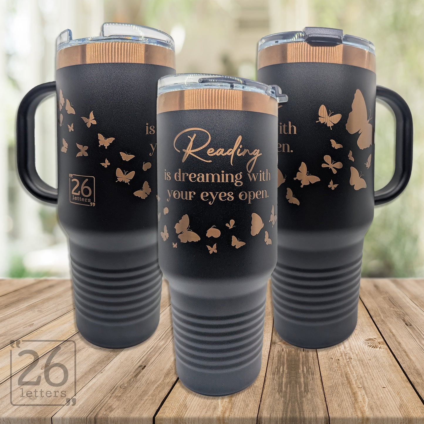 40 oz Travel Mugs - Rose Gold