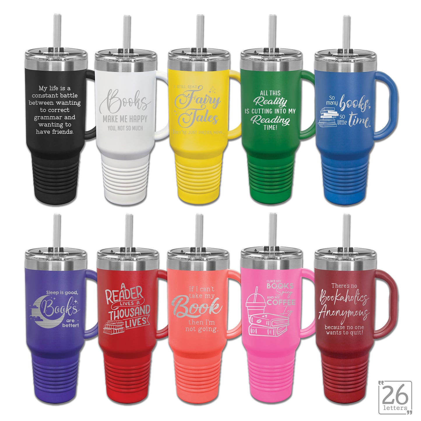 40 oz Travel Mugs - Colors