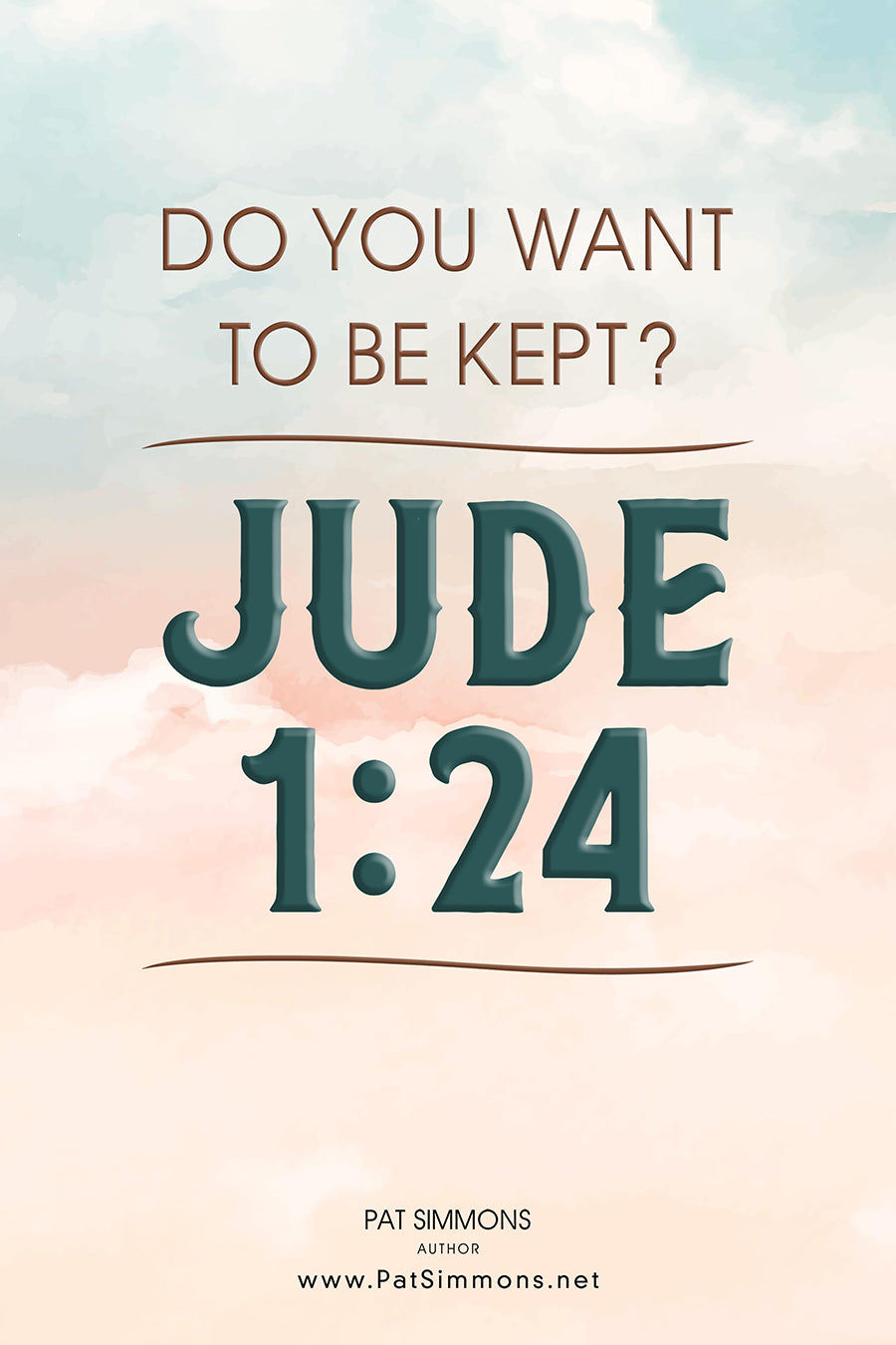 Jude 1:24 ~ Poster