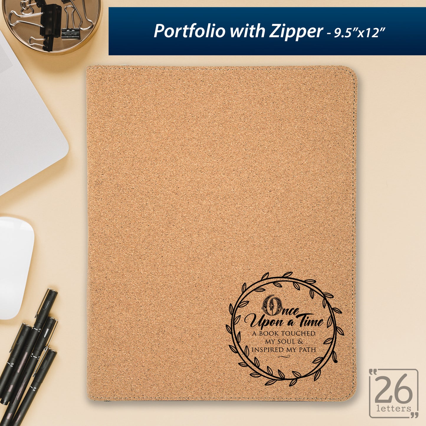 Once Upon a Time - Zippered Portfolio