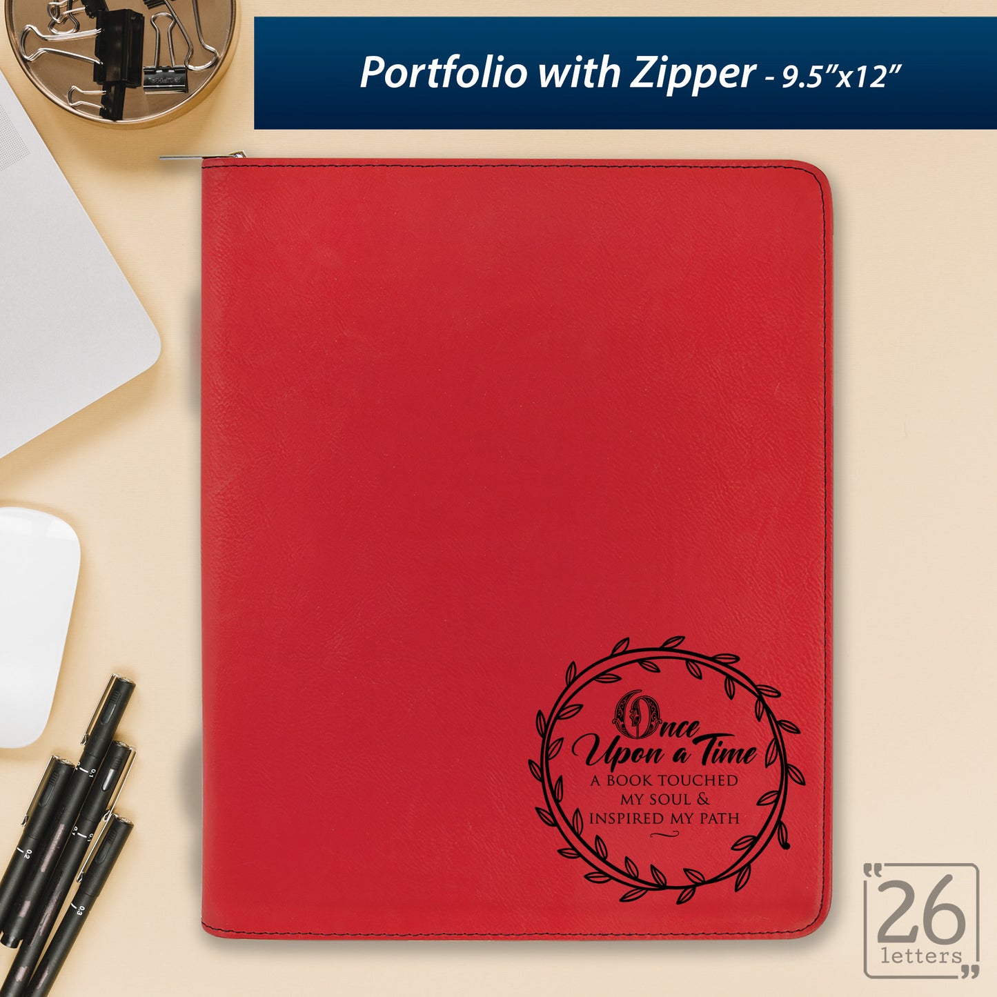 Once Upon a Time - Zippered Portfolio