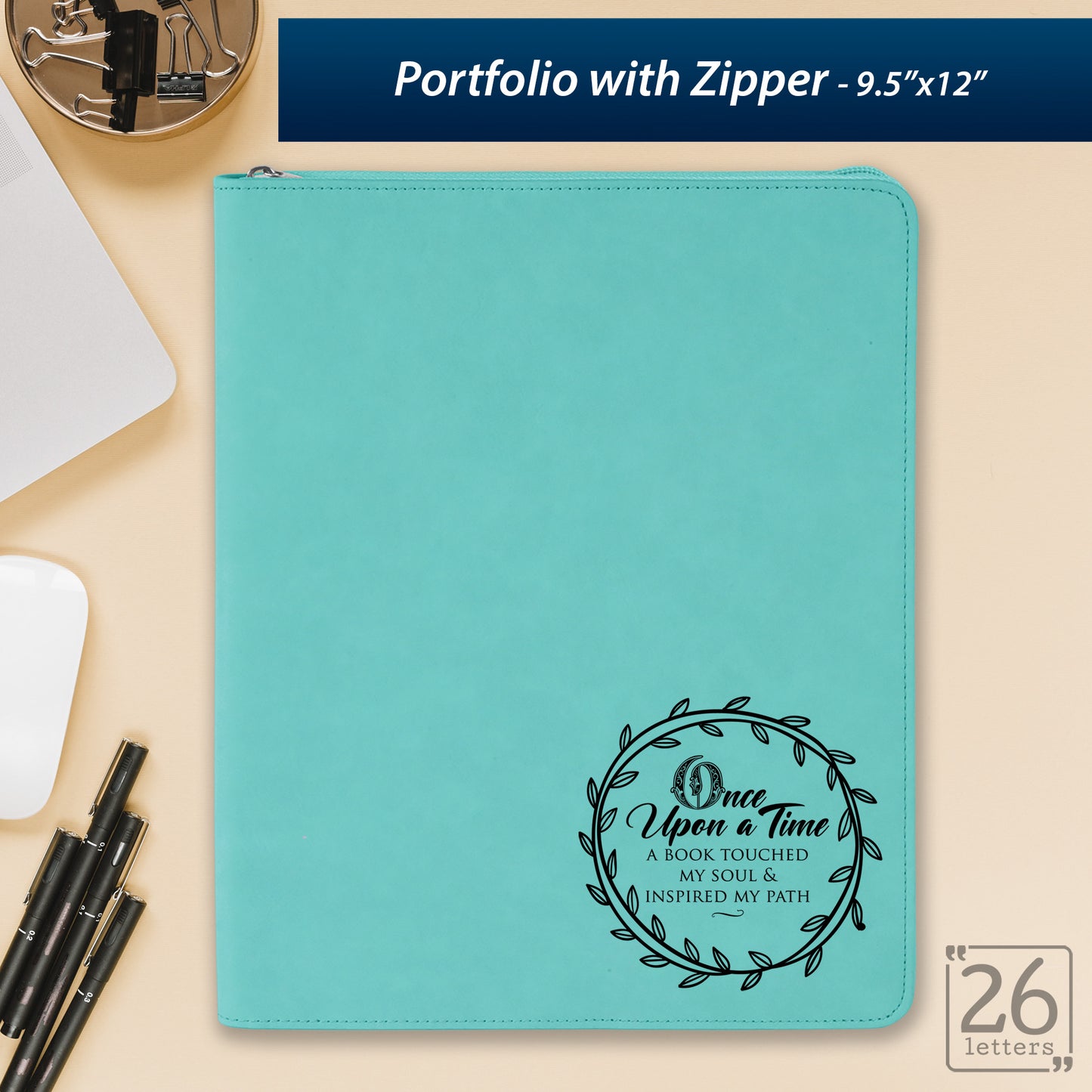Once Upon a Time - Zippered Portfolio