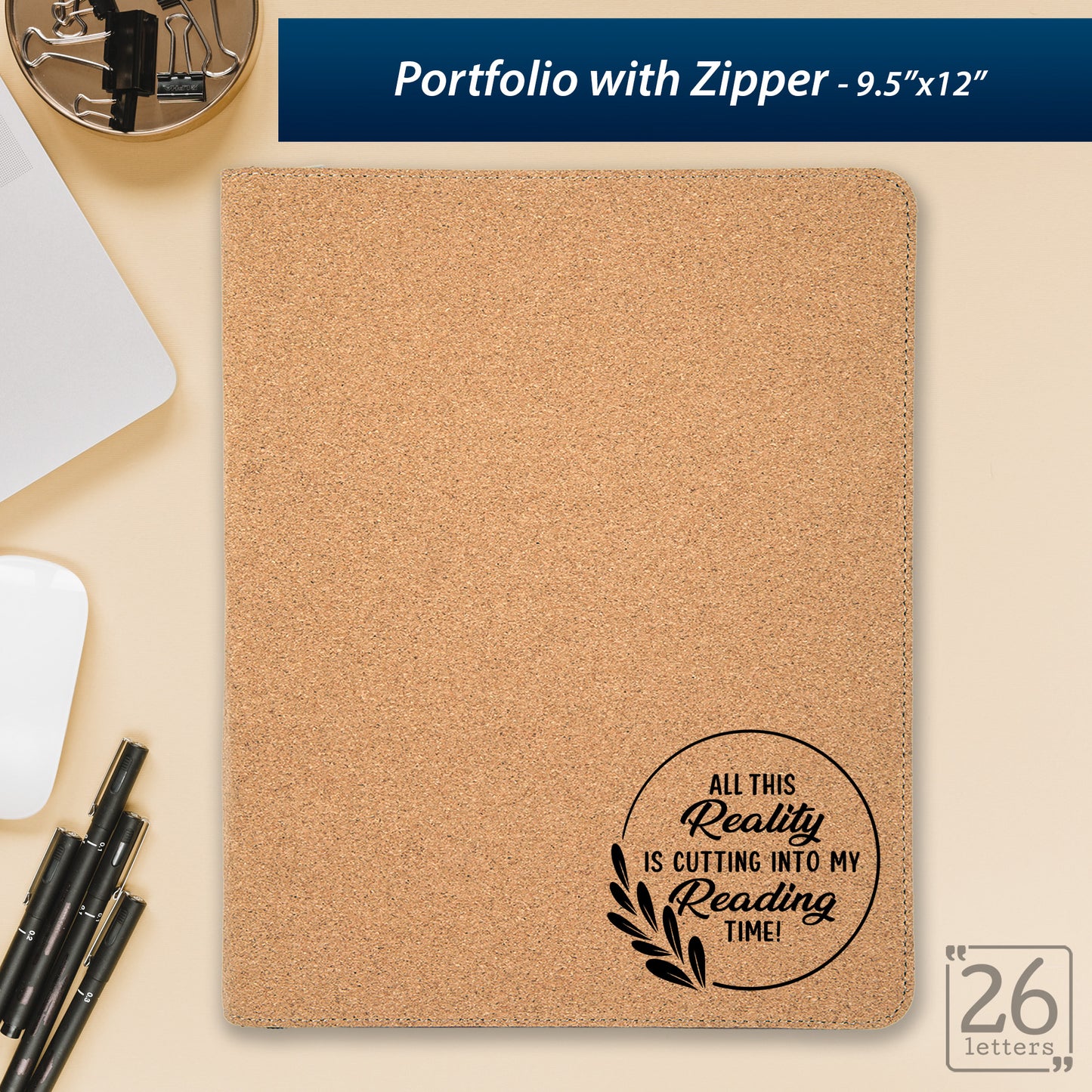 All This Reality - Zippered Portfolio