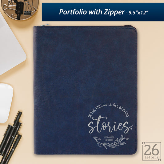 We Will All Become Stories - Zippered Portfolio