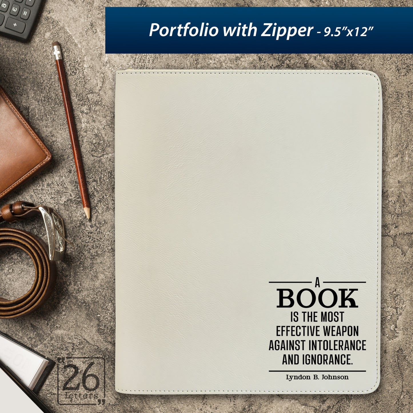 Effective Weapon ~ Zippered Portfolio