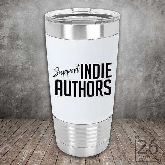 Support Indie Authors - Silicone Grip Tumbler