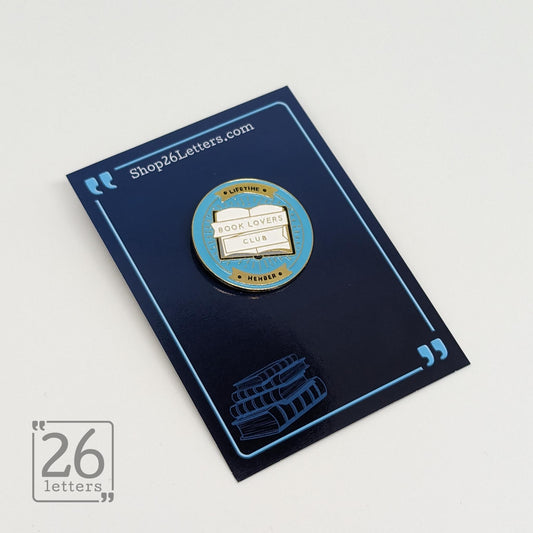 Book Lover Club Enamel Pin